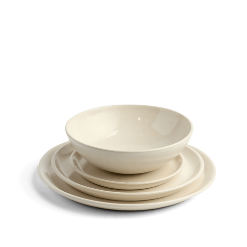 Three Sisters Pottery Place Setting White
