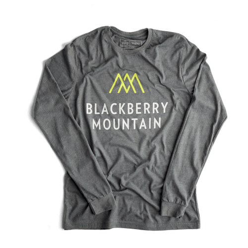 Blackberry Mountain Long-Sleeve Gray T 