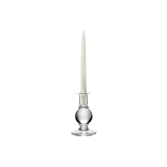 Glass Candlestick Holder