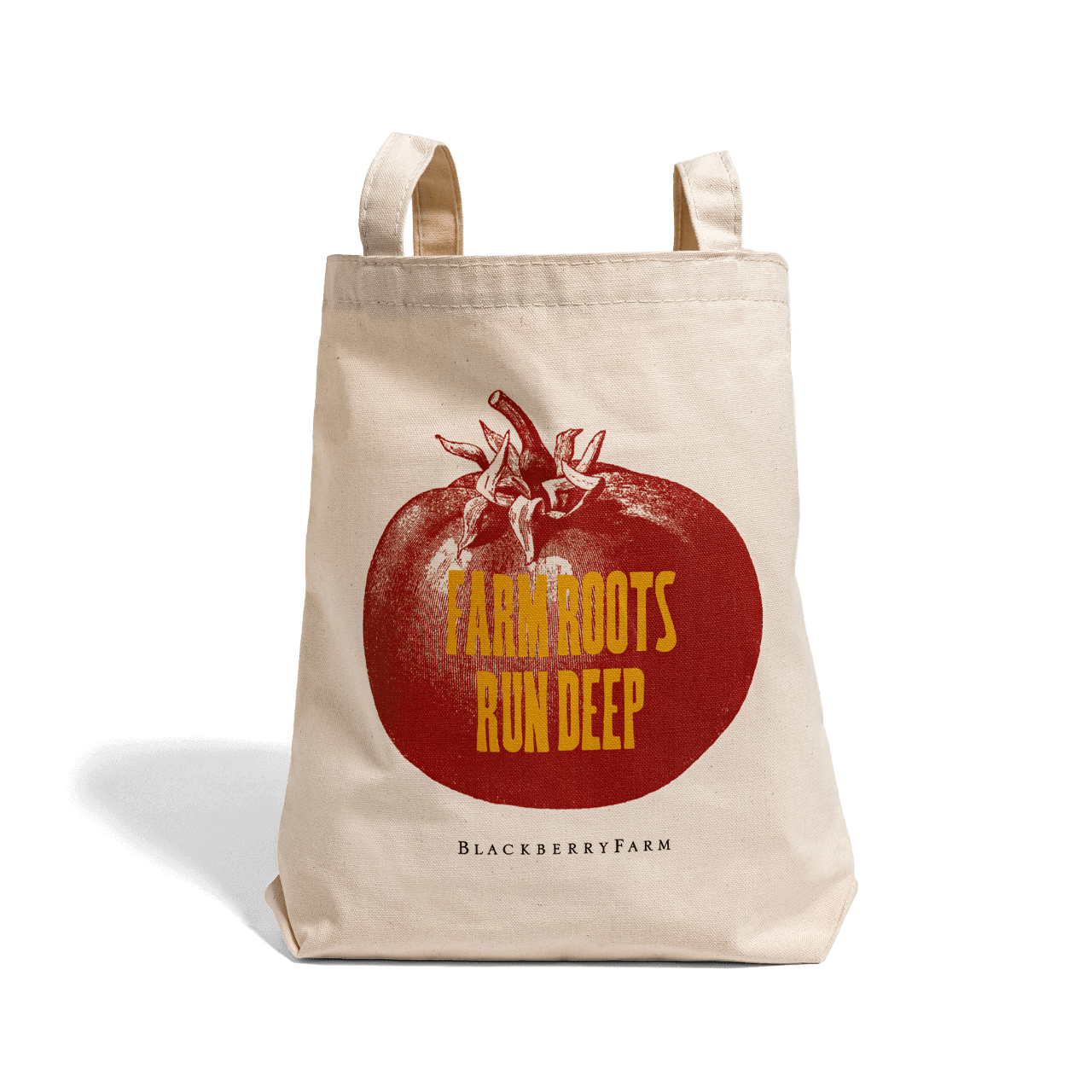 Farm Roots Run Deep Tote Tomato