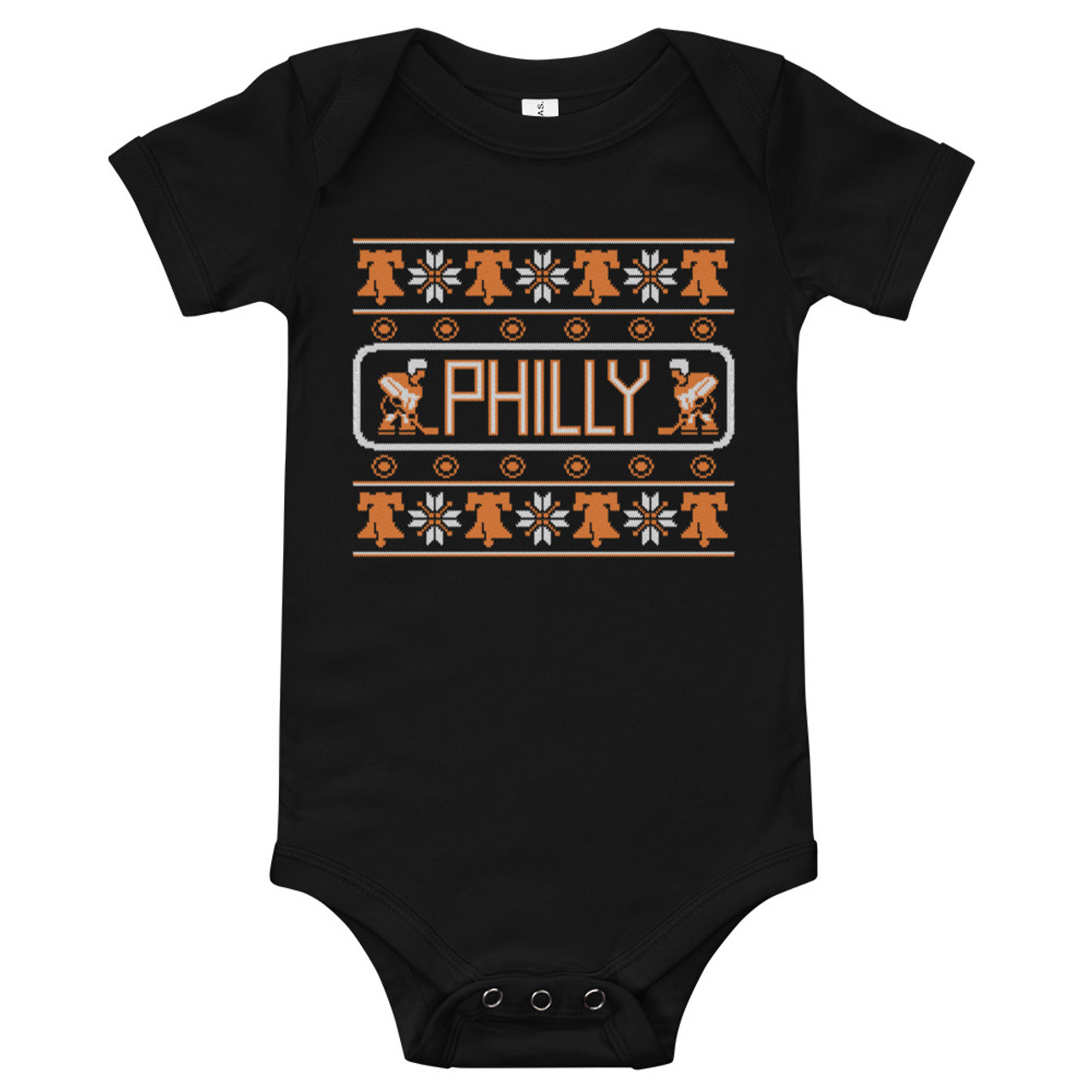 Holiday Hockey Infant Onesie - Cheesesteaktees