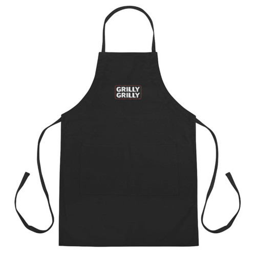 Grilly Grilly Baseball Embroidered Apron