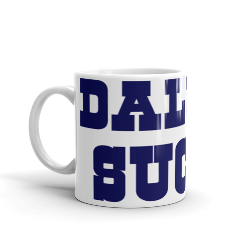 Dallas Sucks Wrap-Around Mug - Cheesesteaktees