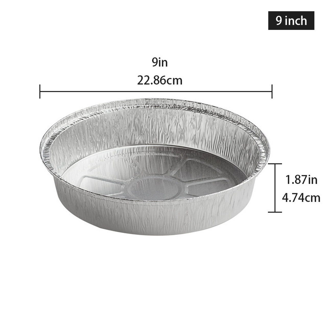 Durable 9 Foil Pie Pan 1 Deep 500/CS