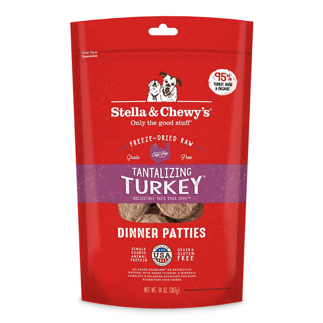 Stella & Chewy's Tantalizing Turkey Dinner Patties Freeze