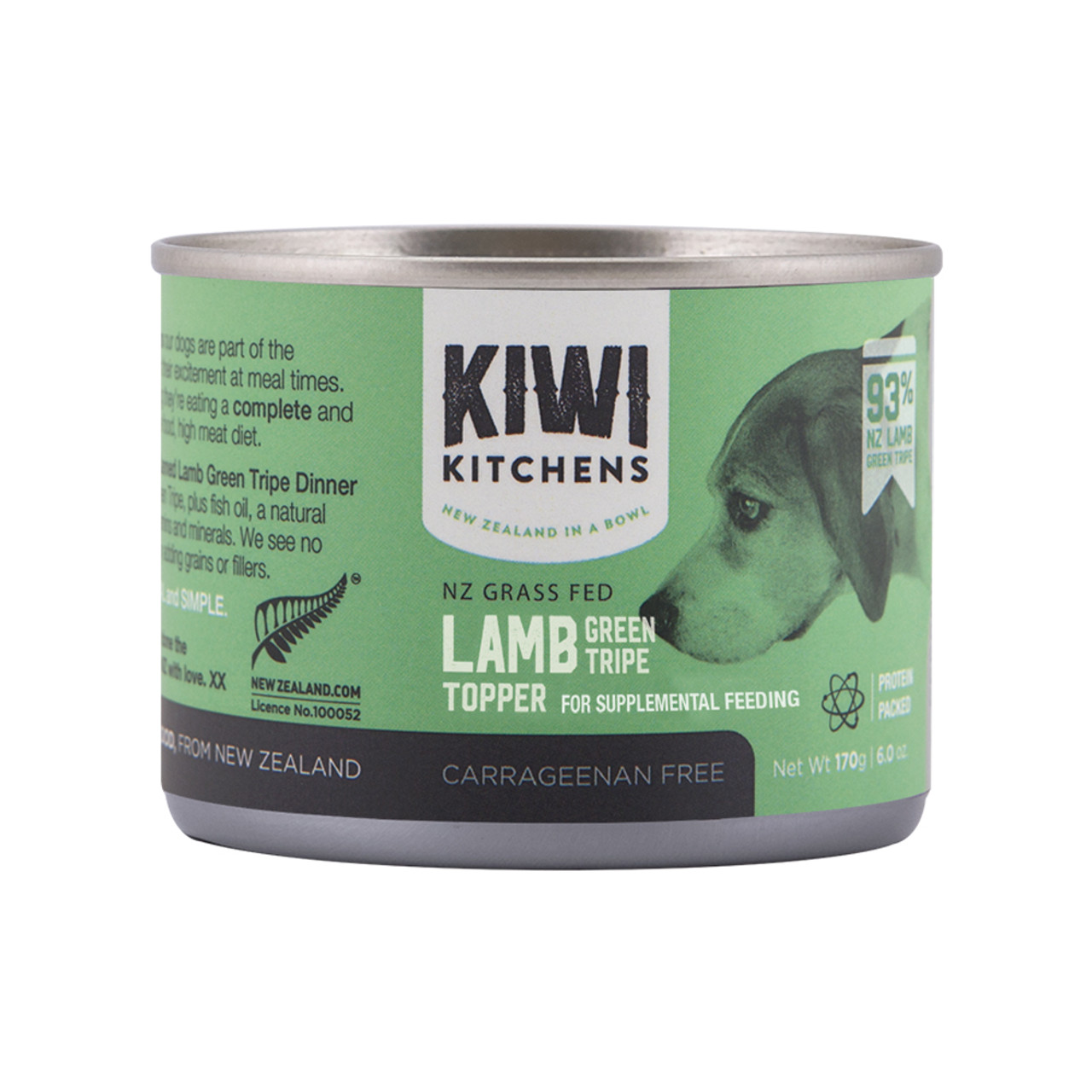 Kiwi Kitchens NZ Grass Fed Lamb Green Tripe Canned Dog Food Topper