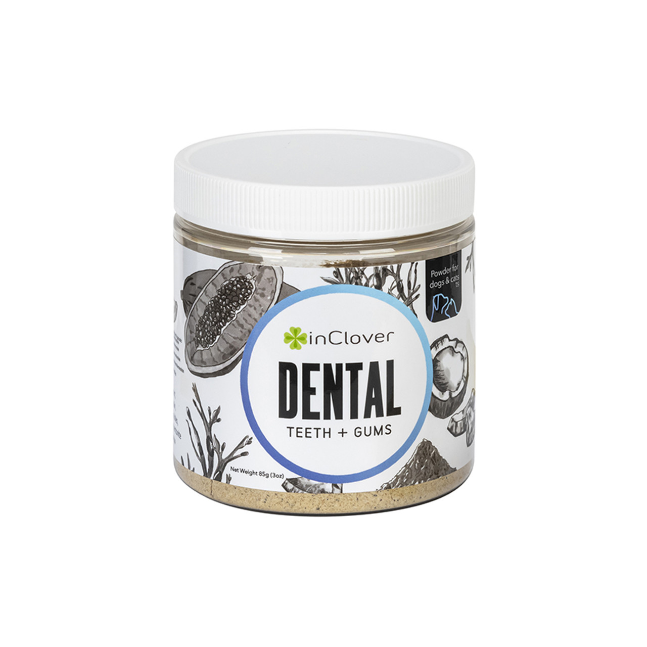 InClover Dental Teeth + Gums Powder Dog & Cat Supplement