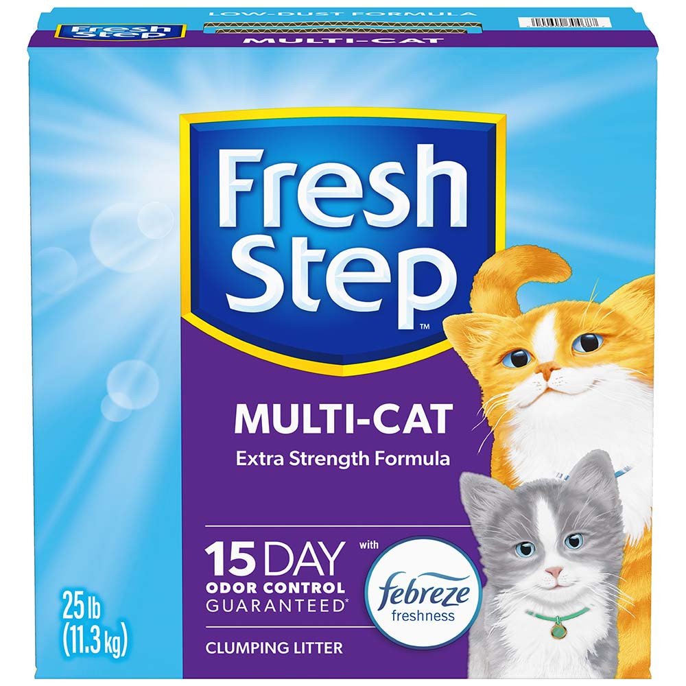 Fresh Step Multi-Cat Febreze Freshness Clumping Cat Litter