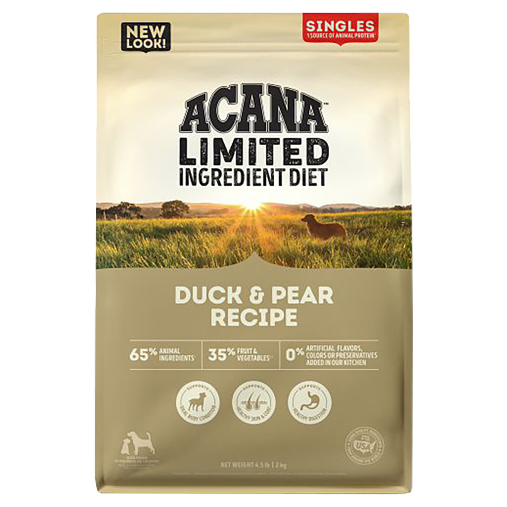 Acana Limited Ingredient Diet Singles Duck Pear Recipe Dry Dog Food