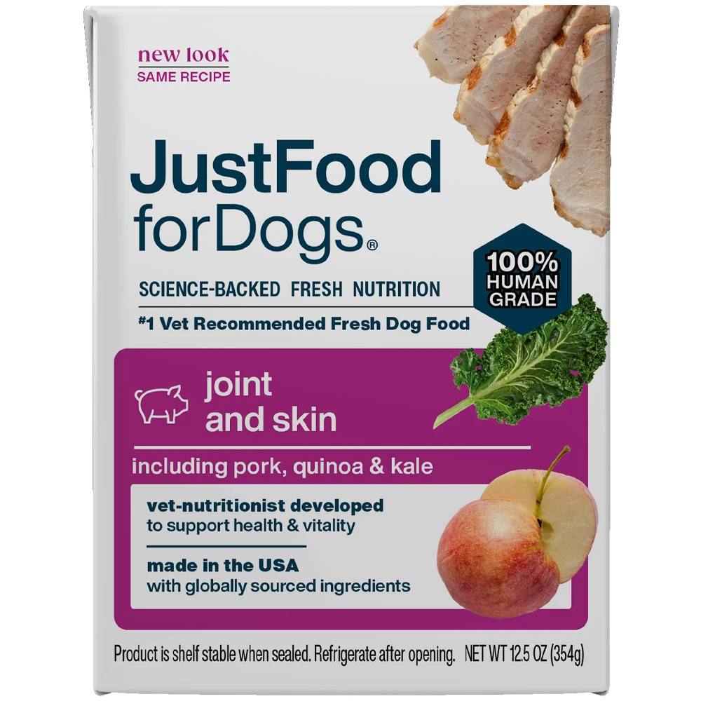 JustFoodForDogs Pantry Fresh Joint & Skin Support Gently Cooked