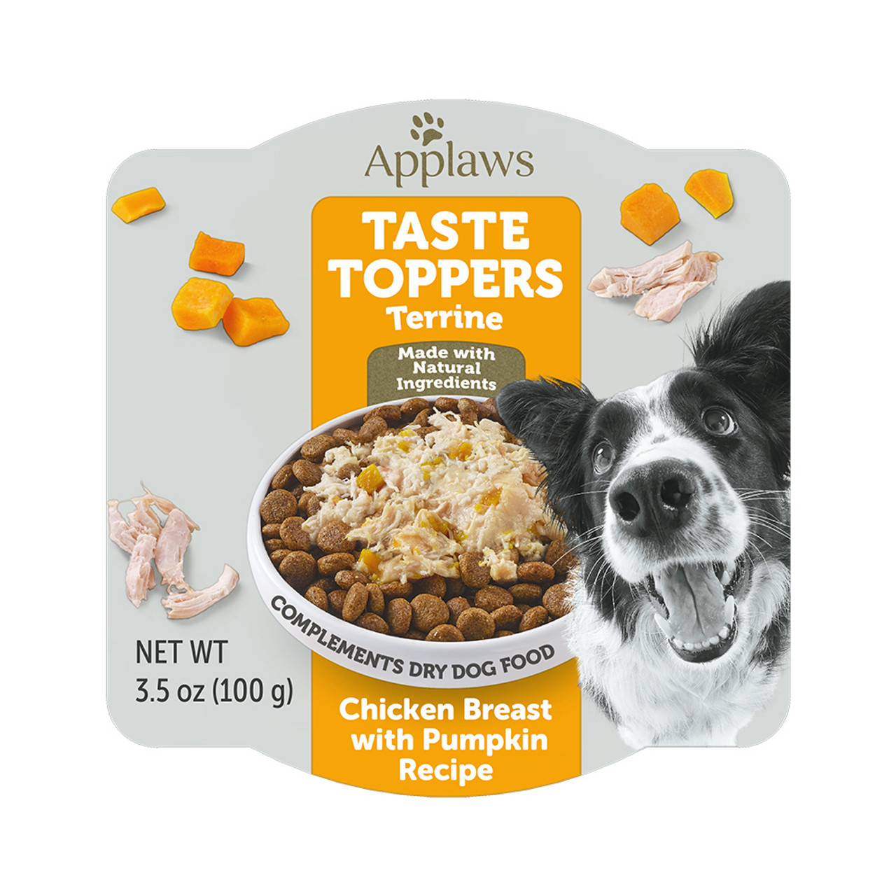 dog food with chicken pieces