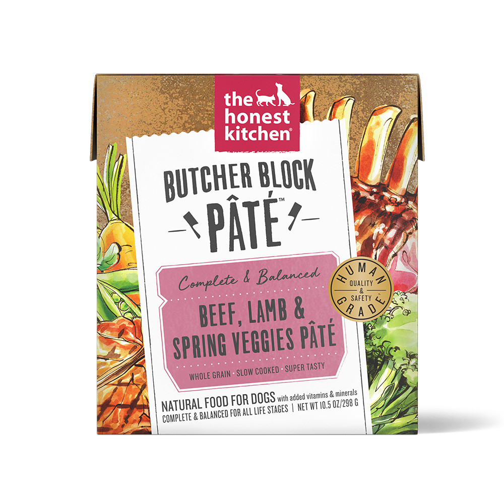 The Honest Kitchen Butcher Block Pate Beef, Lamb & Spring Veggies