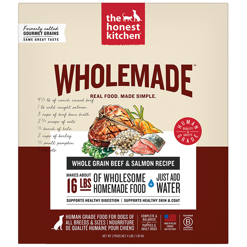 The Honest Kitchen WholeMade Whole Grain Beef & Salmon