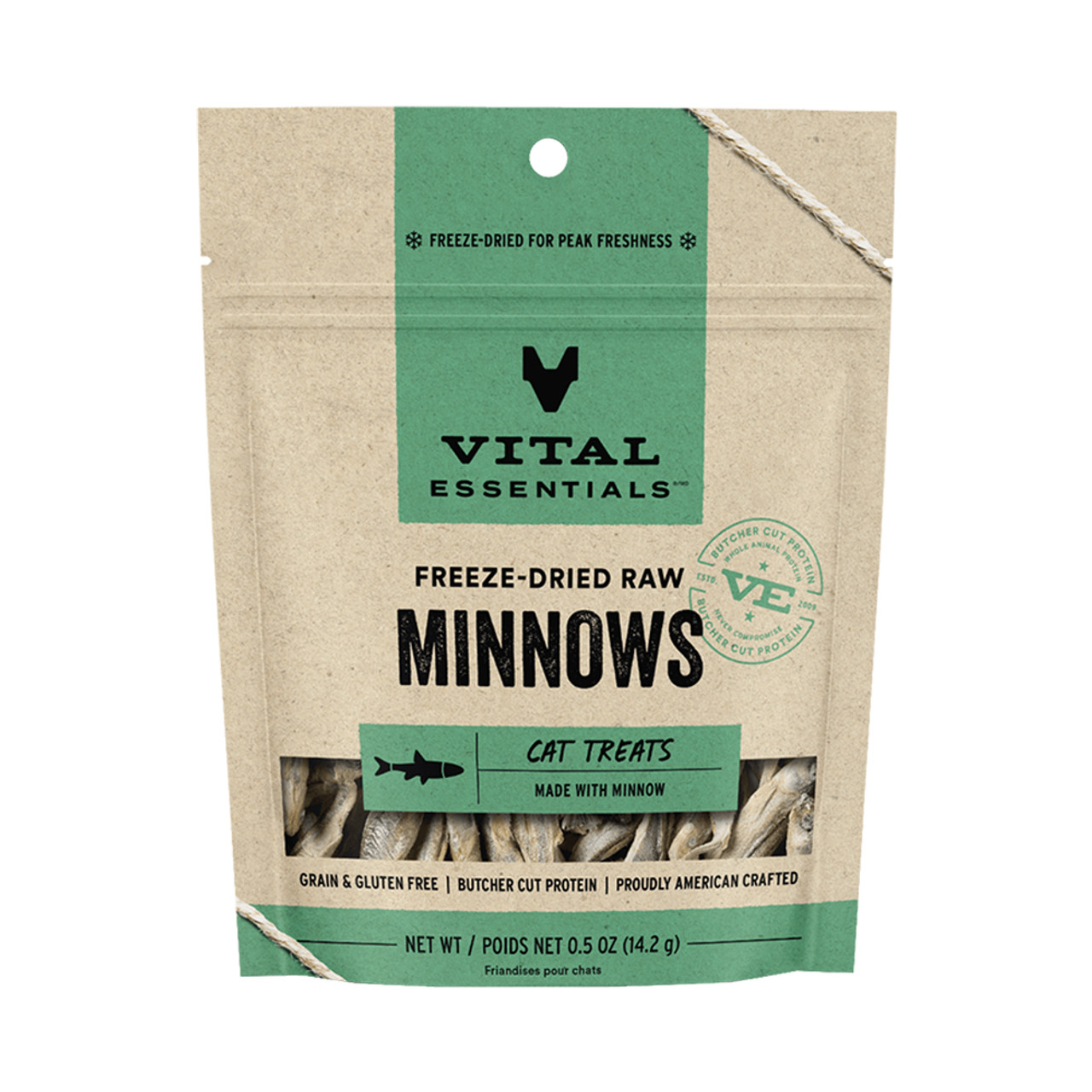 Vital Cat Vital Essentials Minnows Freeze-Dried Cat Treats - All Natur —  iPetsPro