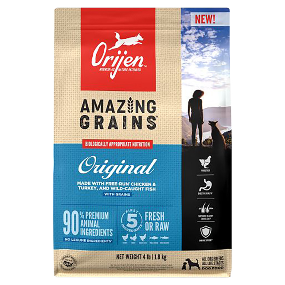 Orijen Acana And Heart Disease Orijen Amazing Grains Original Dry