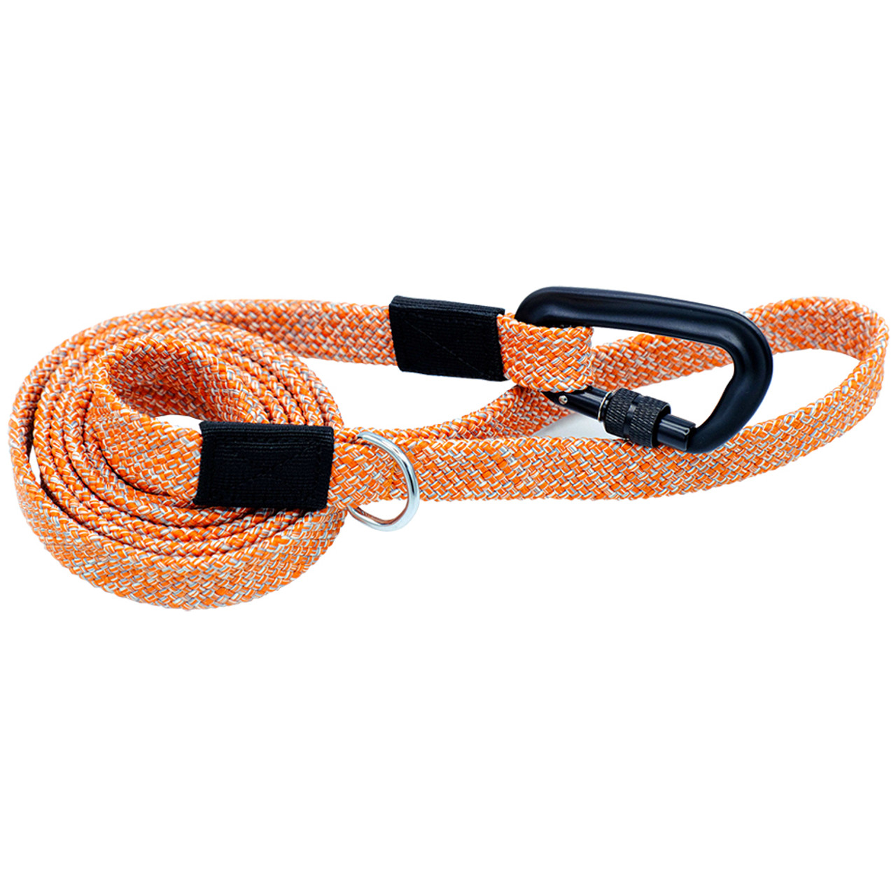 Classy Dog Adventure Style Mountain Climbing Rope Orange Sunrise Dog Leash