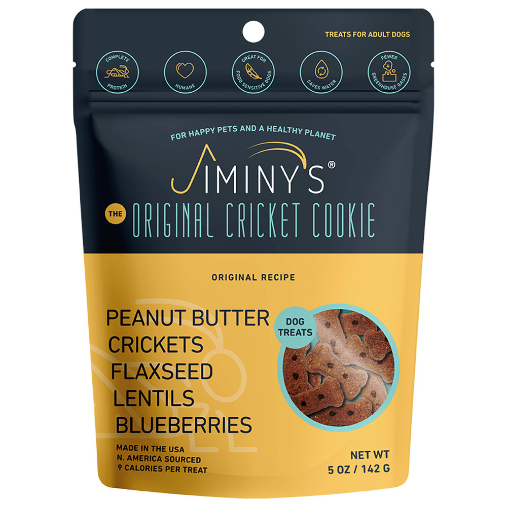 Jiminy's Original Cricket, Peanut Butter Blueberry Recipe Cookie