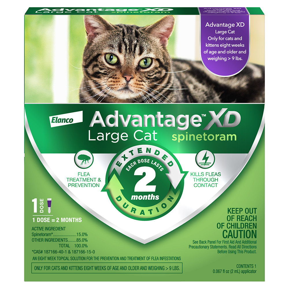 Advantage XD Flea Treatment & Prevention for Large Cats (Over 9 lbs)
