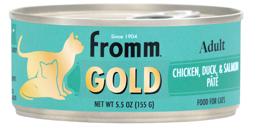 Fromm Gold Chicken, Duck Salmon Pâté Adult Wet Cat Food
