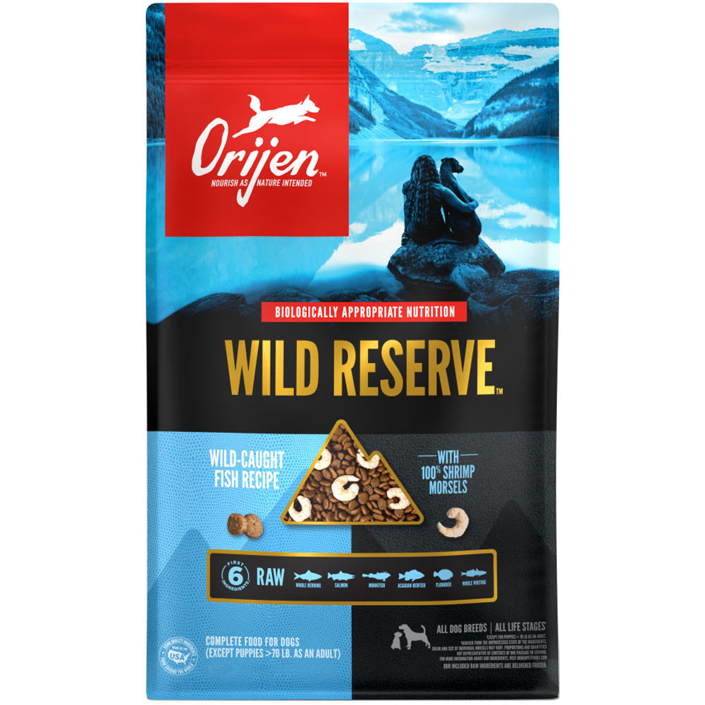 Orijen Wild Reserve Dog Wild-Caught Fish Recipe w/ Shrimp Morsels