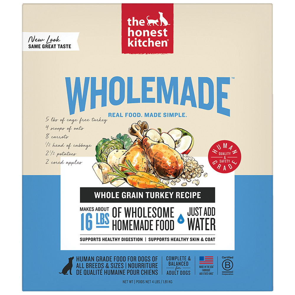 The Honest Kitchen WholeMade Whole Grain Turkey Recipe Dehydrated