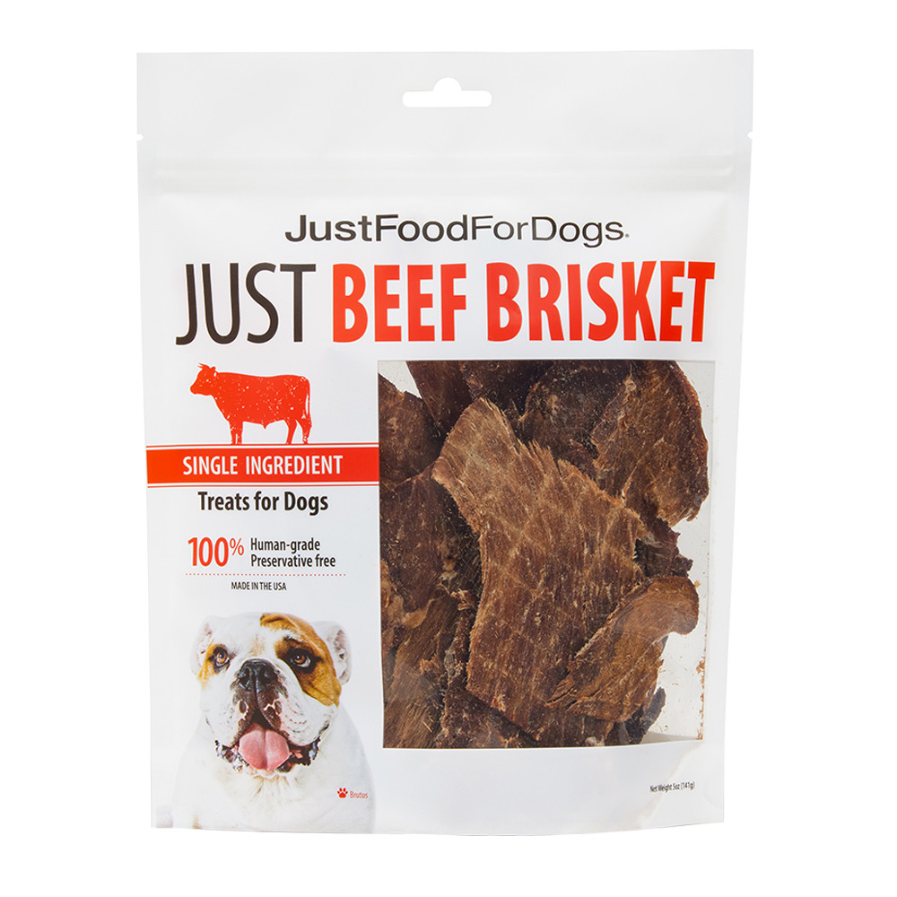 JustFoodForDogs Beef Brisket Dog Treats