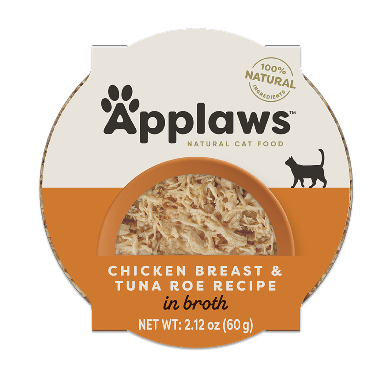 Applaws Chicken Breast & Tuna Roe Recipe in Broth Wet Cat Food - Front