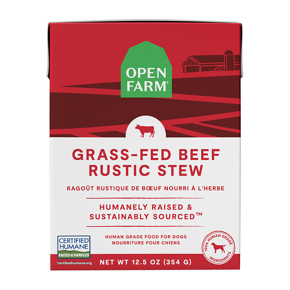 Open Farm Grass-Fed Beef Rustic Stew Wet Dog Food
