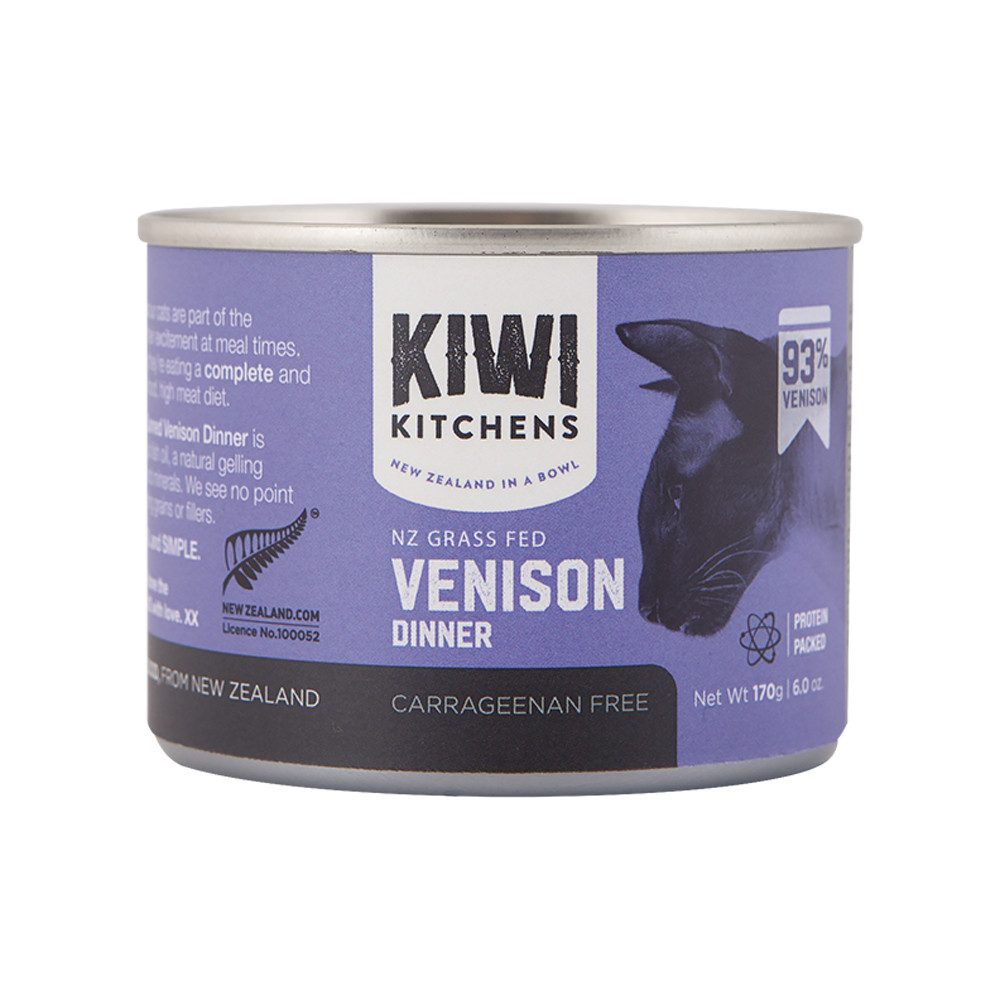 Kiwi Kitchens NZ Grass Fed Venison Dinner Canned Cat Food