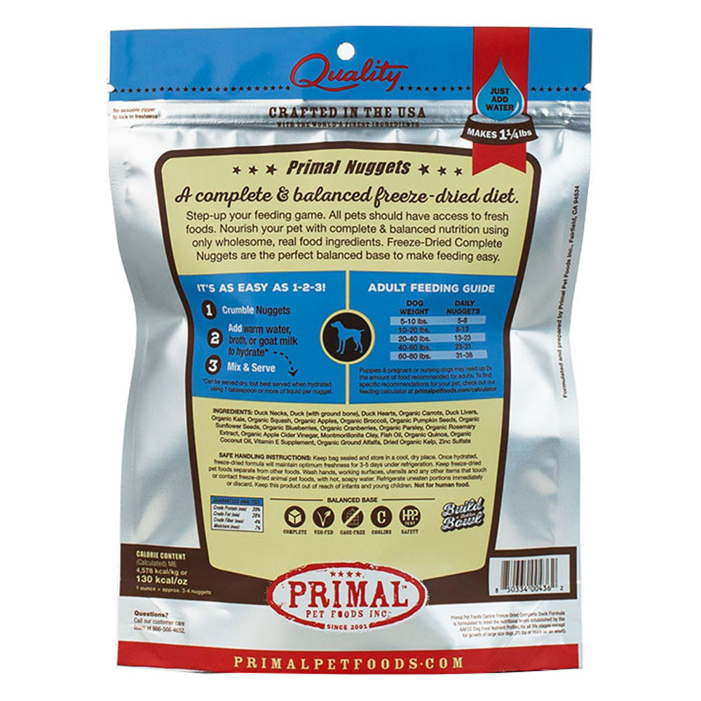 primal duck nuggets