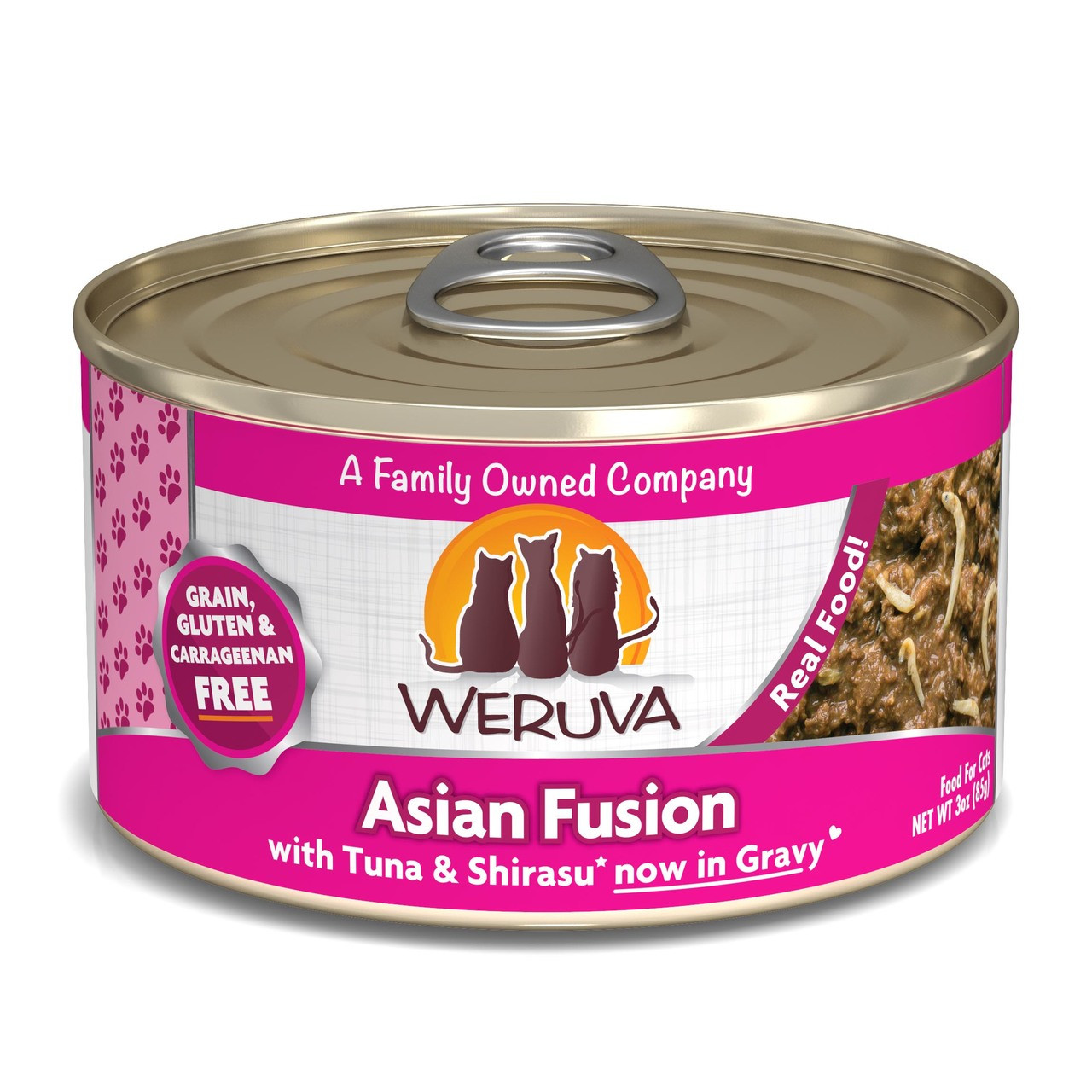Weruva Asian Fusion With Tuna And Shirasu In Gravy Canned Cat Food