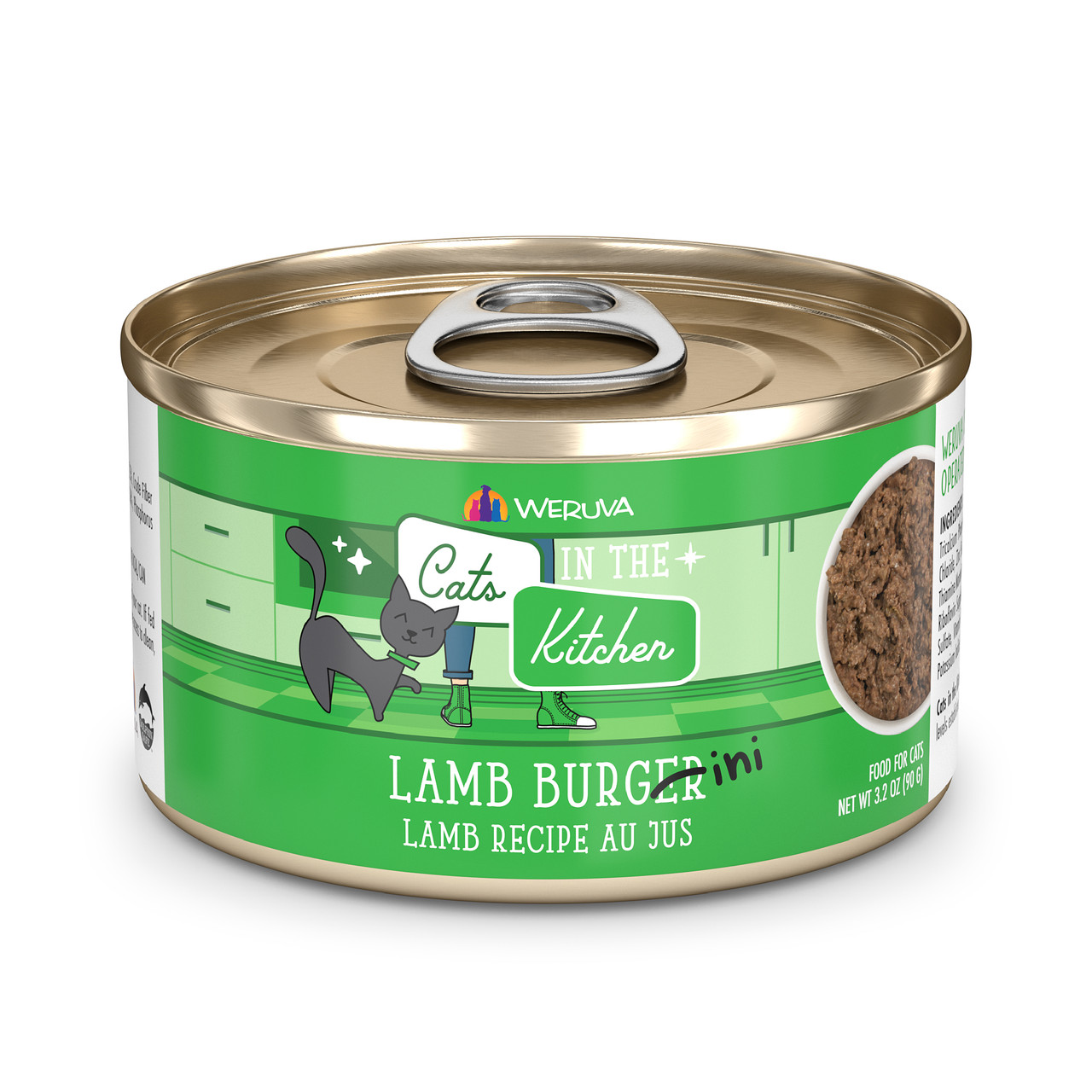 Weruva Cats in the Kitchen Lamb Burgini Lamb Recipe Au Jus Canned Cat Food