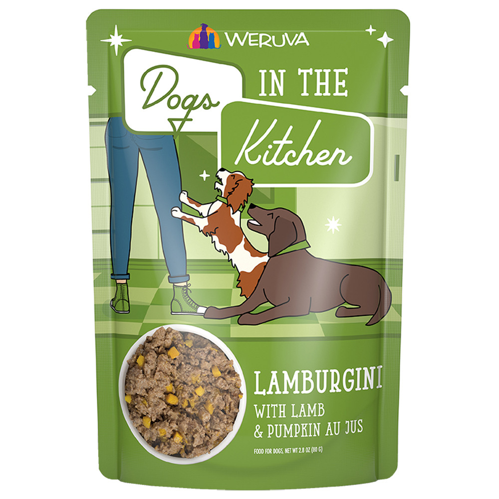Weruva Dogs in the Kitchen Lamburgini w/ Lamb & Pumpkin Au Jus Wet Dog Food - Front