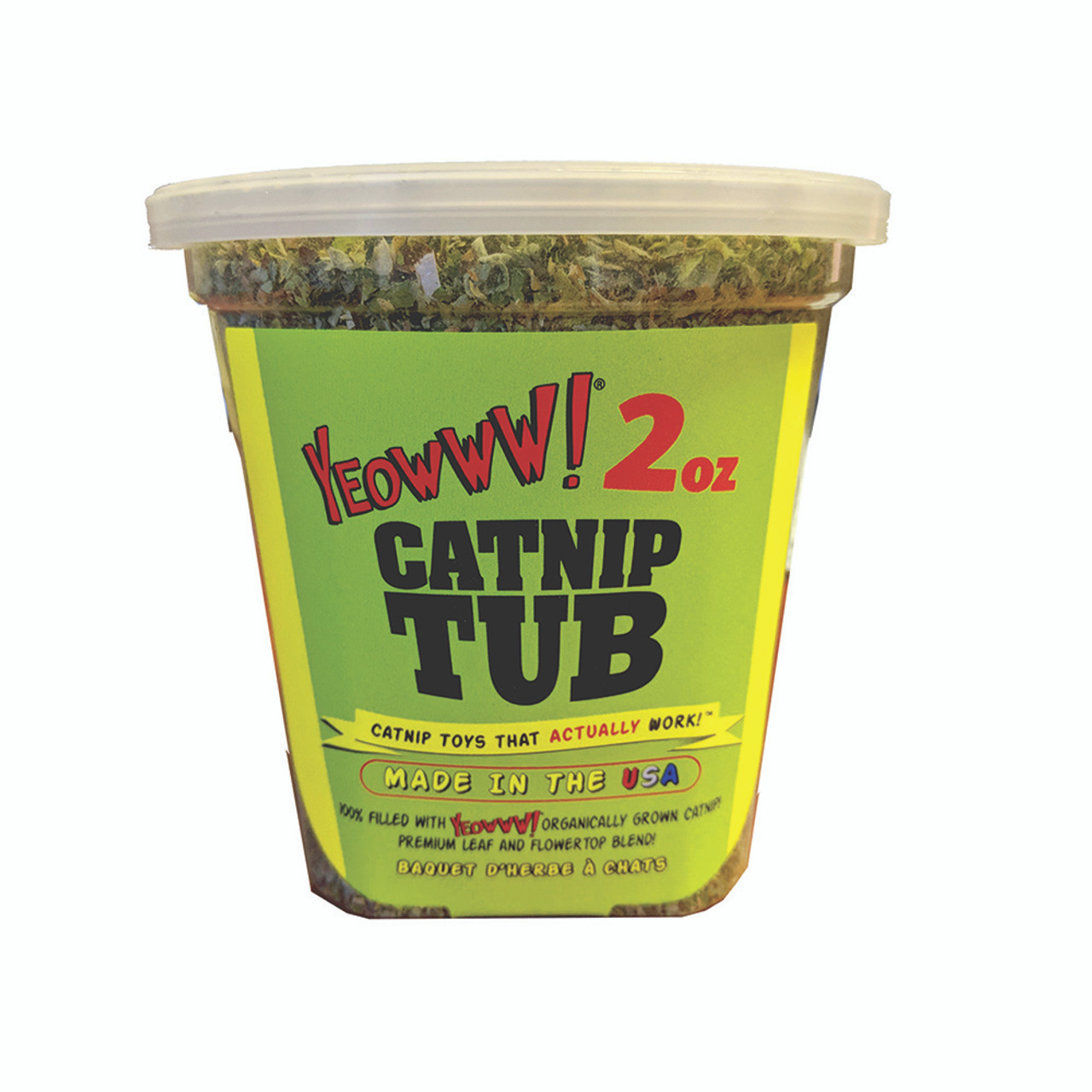Yeowww! Organic Catnip Tub for Cats
