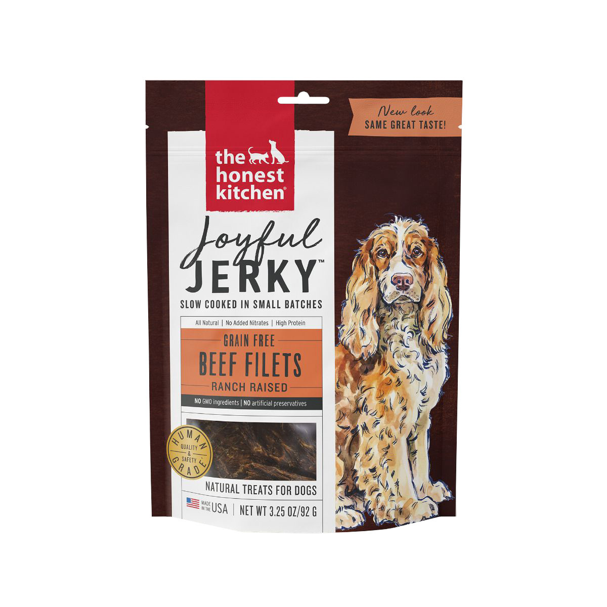 The Honest Kitchen Joyful Jerky Beef Filets Dog Treats Pet Food