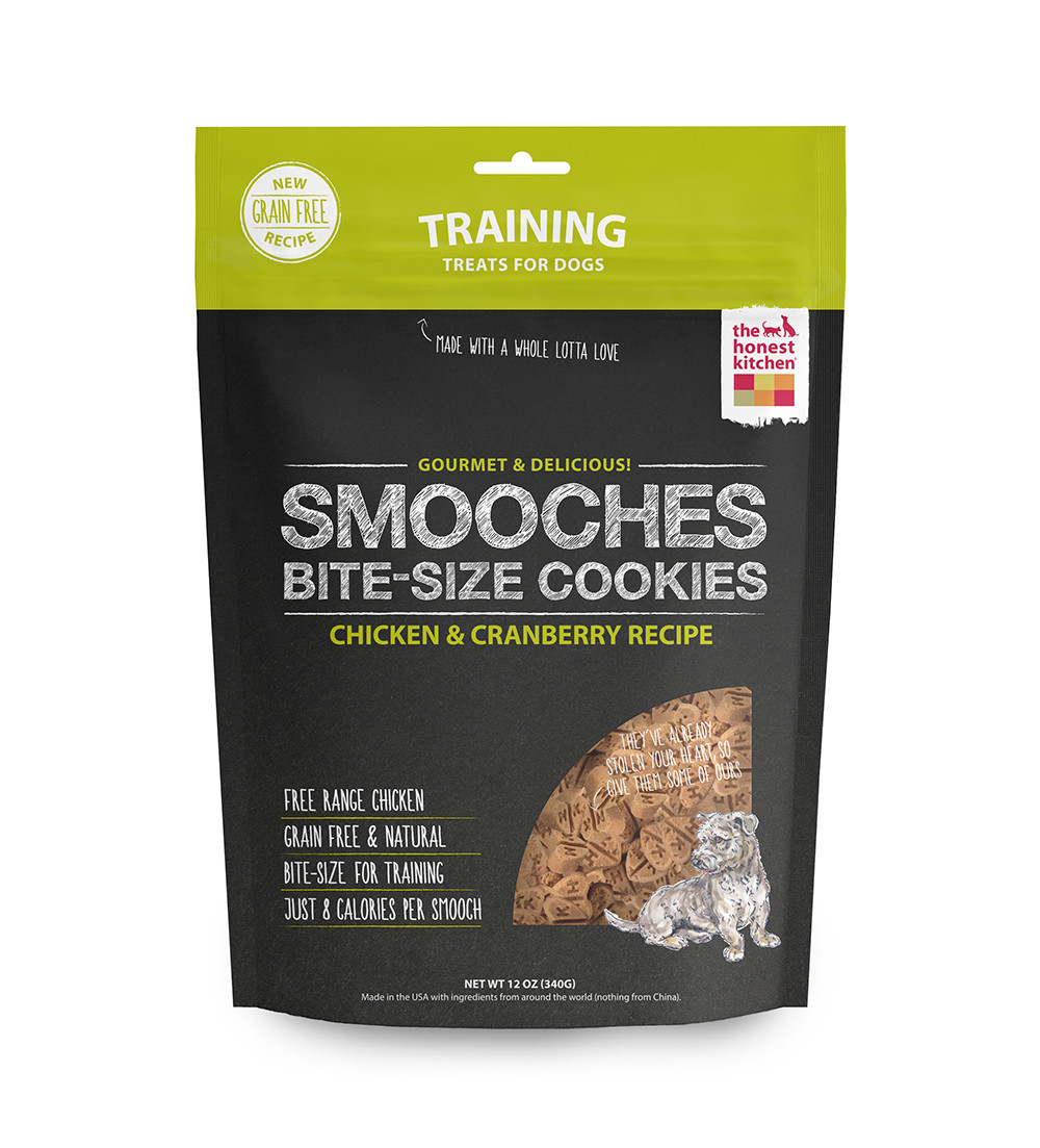 The Honest Kitchen Smooches Chicken BiteSized Cookies Dog Training