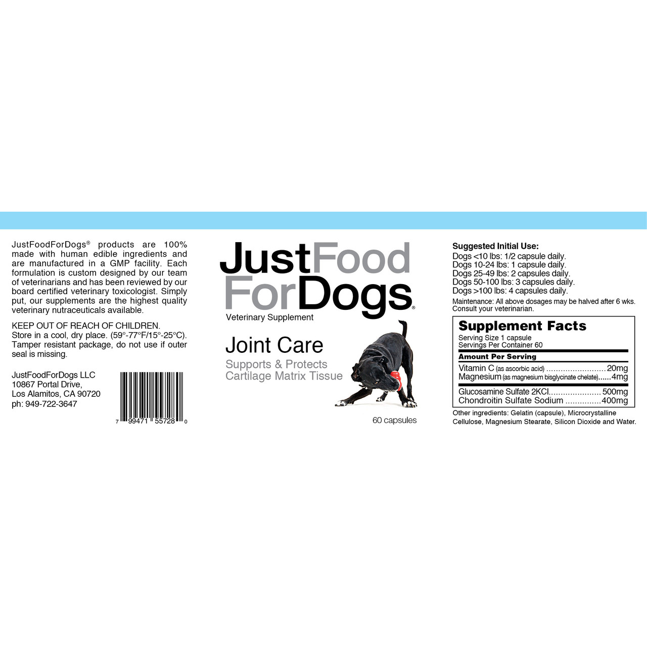 JustFoodForDogs Joint Care Supplement for Dogs