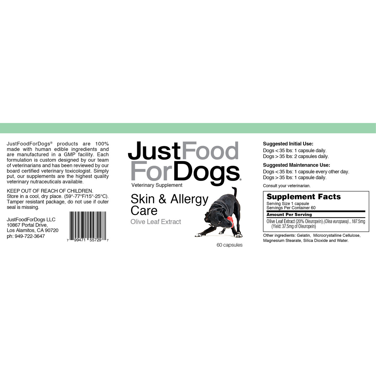 just food for dogs skin and allergy care