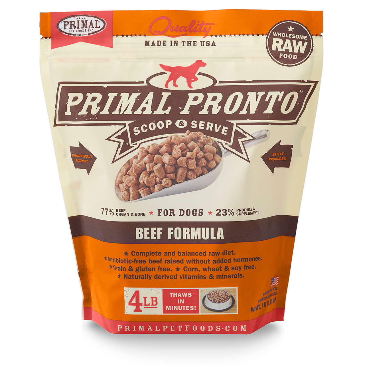 primal beef dog food