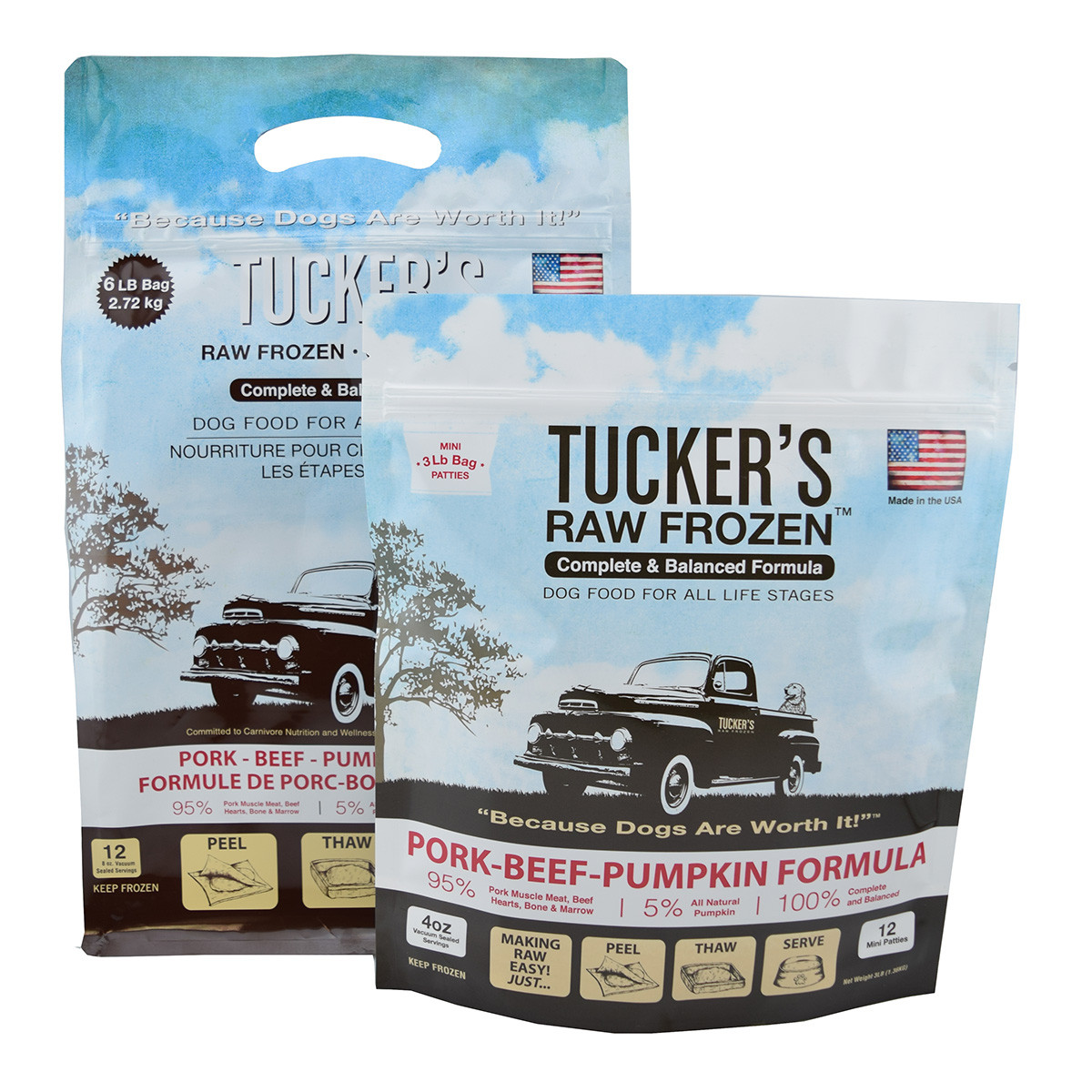 Tucker's Raw Frozen PorkBeefPumpkin Dog Food Pet Food Express