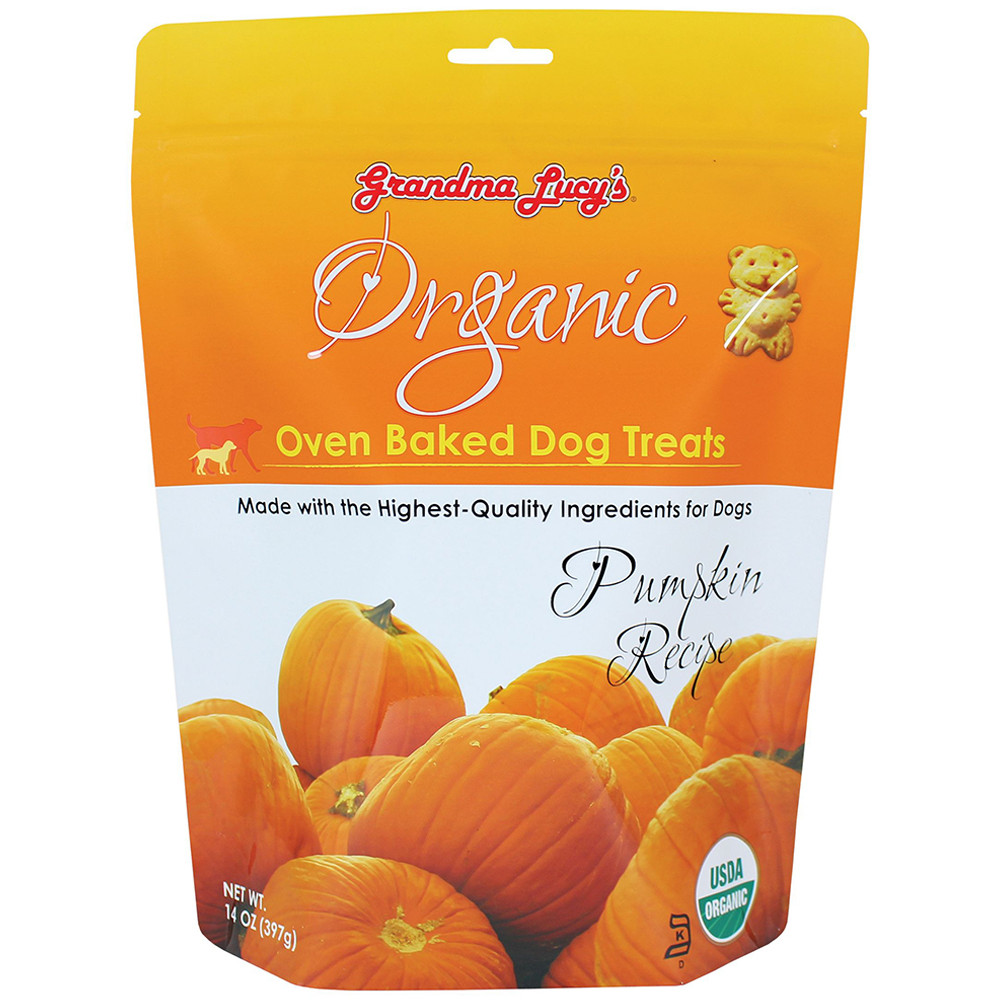 Grandma Lucy's Oven-Baked Organic Pumpkin Dog Treats