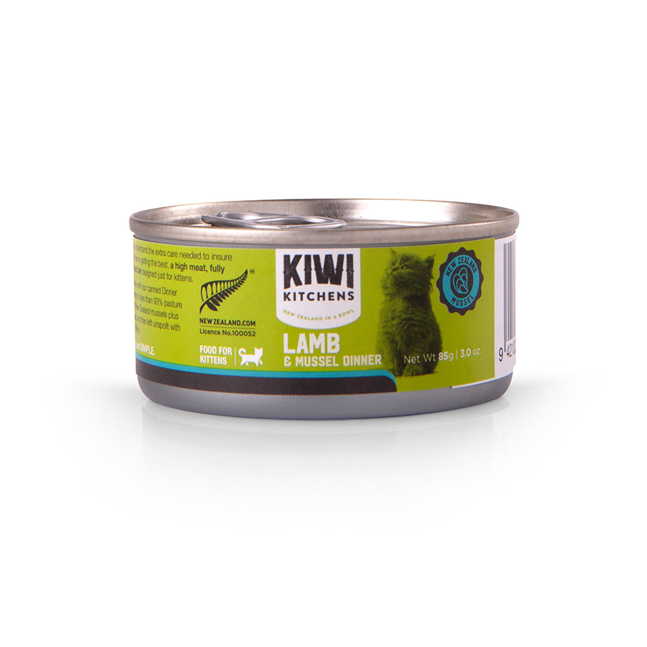 Kiwi Kitchens Lamb & Mussel Dinner Canned Kitten Food - Front