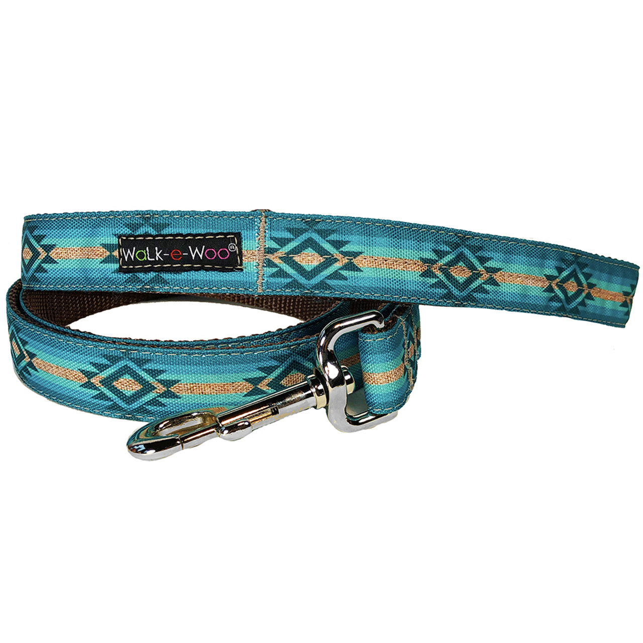 turquoise dog leash