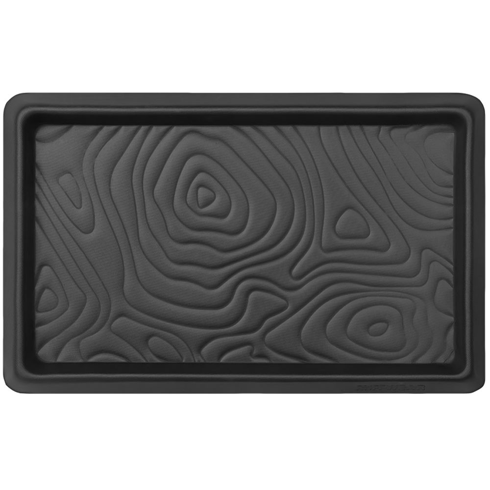 RuffWear Basecamp Basalt Gray Food & Water Bowl Mat - Front