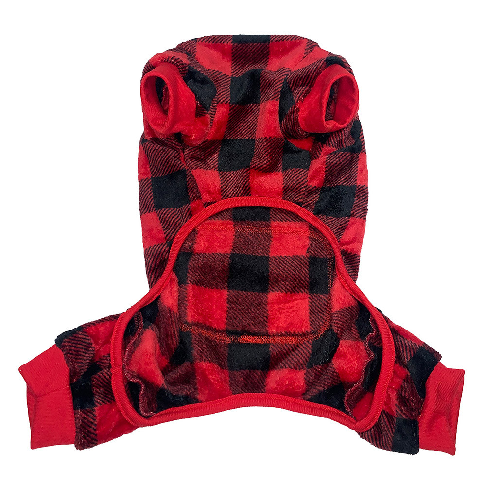 dog buffalo check pajamas