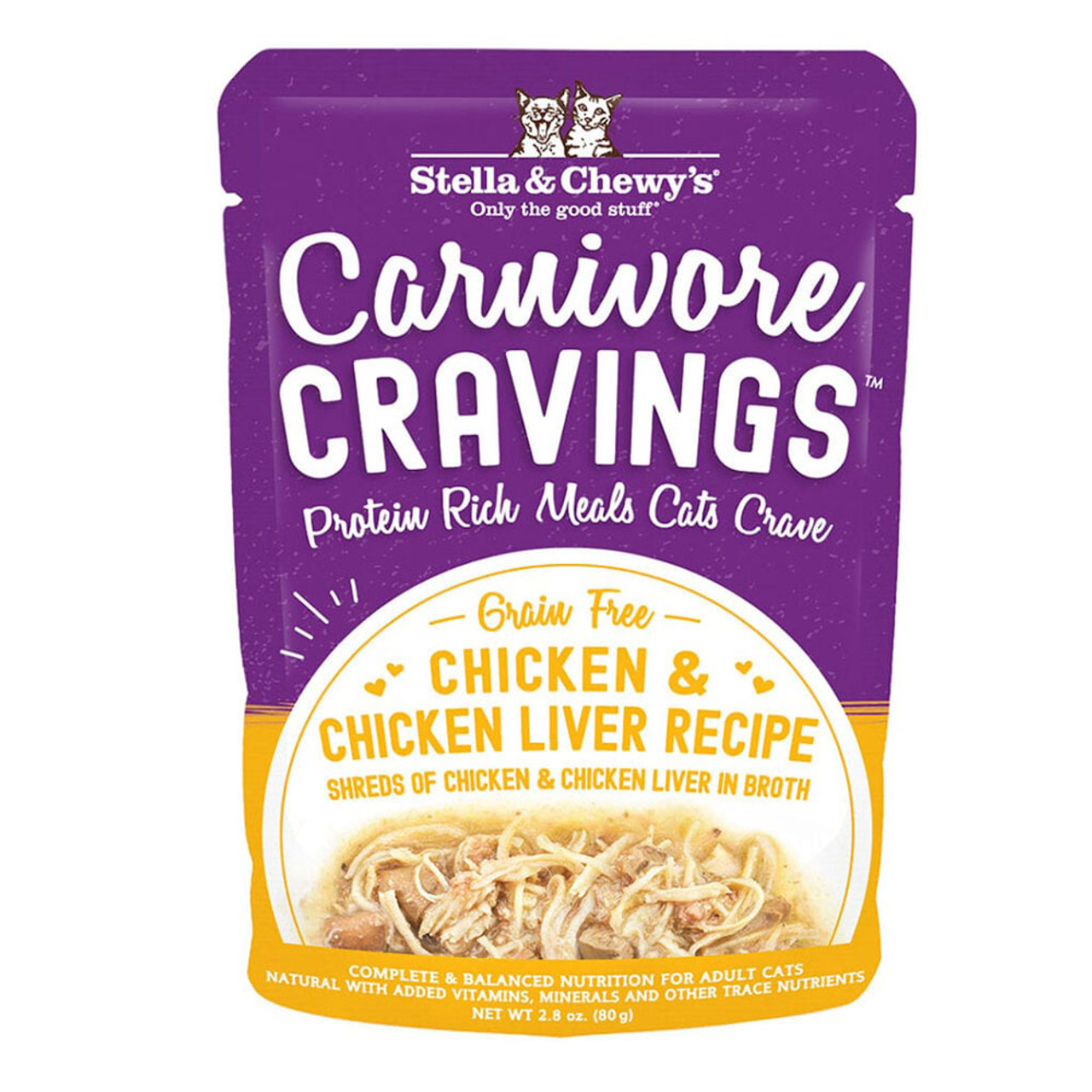 Stella & Chewy's Carnivore Cravings Chicken & Liver Recipe Wet Cat Food - Front