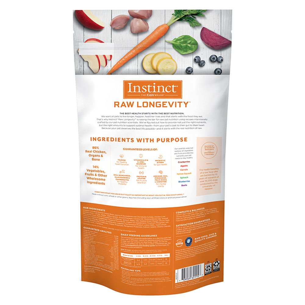 instinct raw chicken