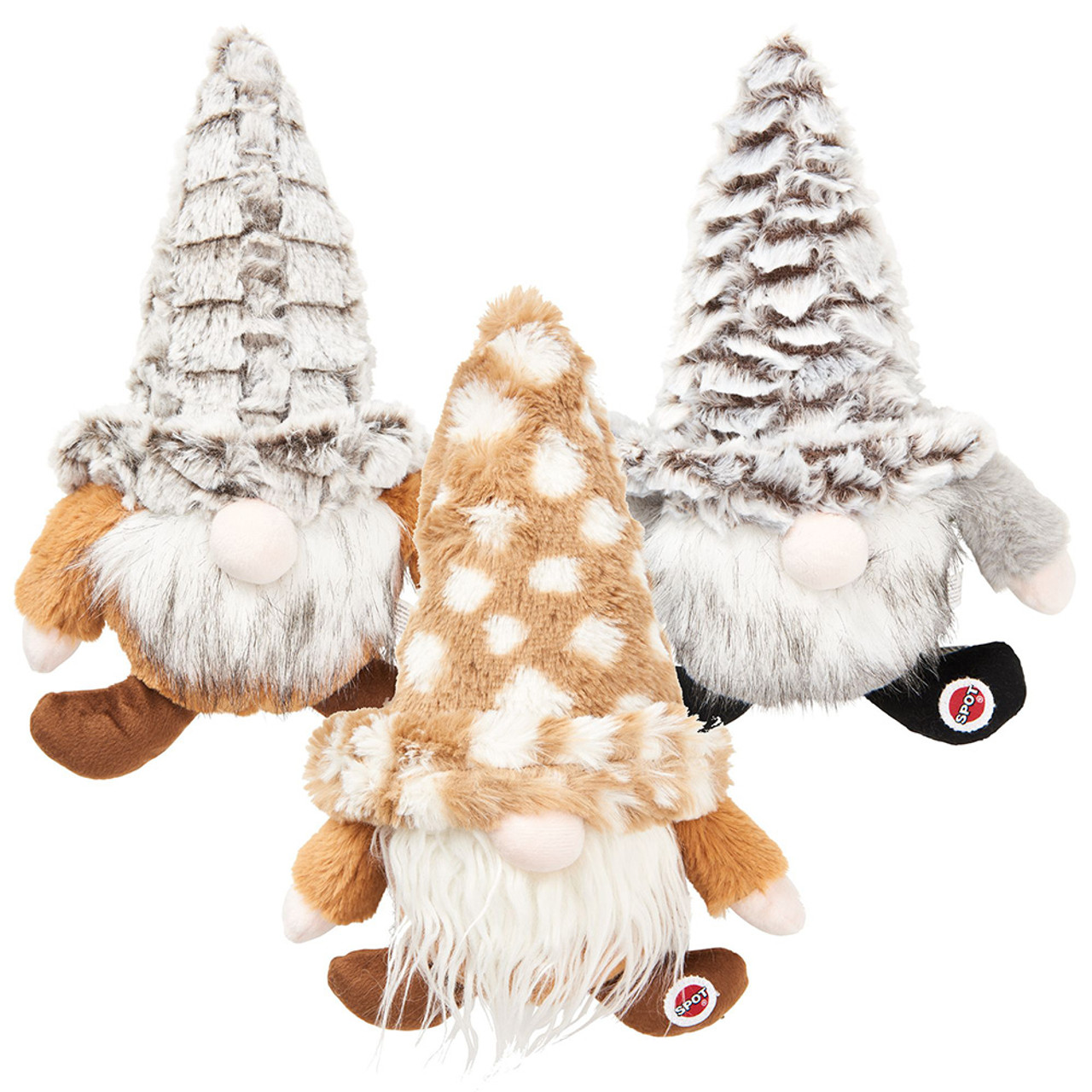 Spot Woodsy Gnome Plush Dog Toy, Assorted - Front