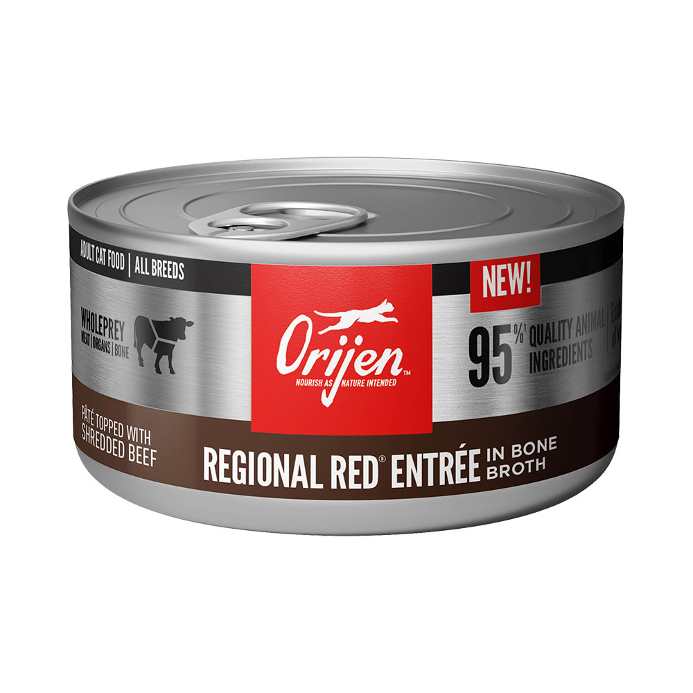 Orijen Regional Red Entrée In Bone Broth Canned Cat Food - Front 3 oz