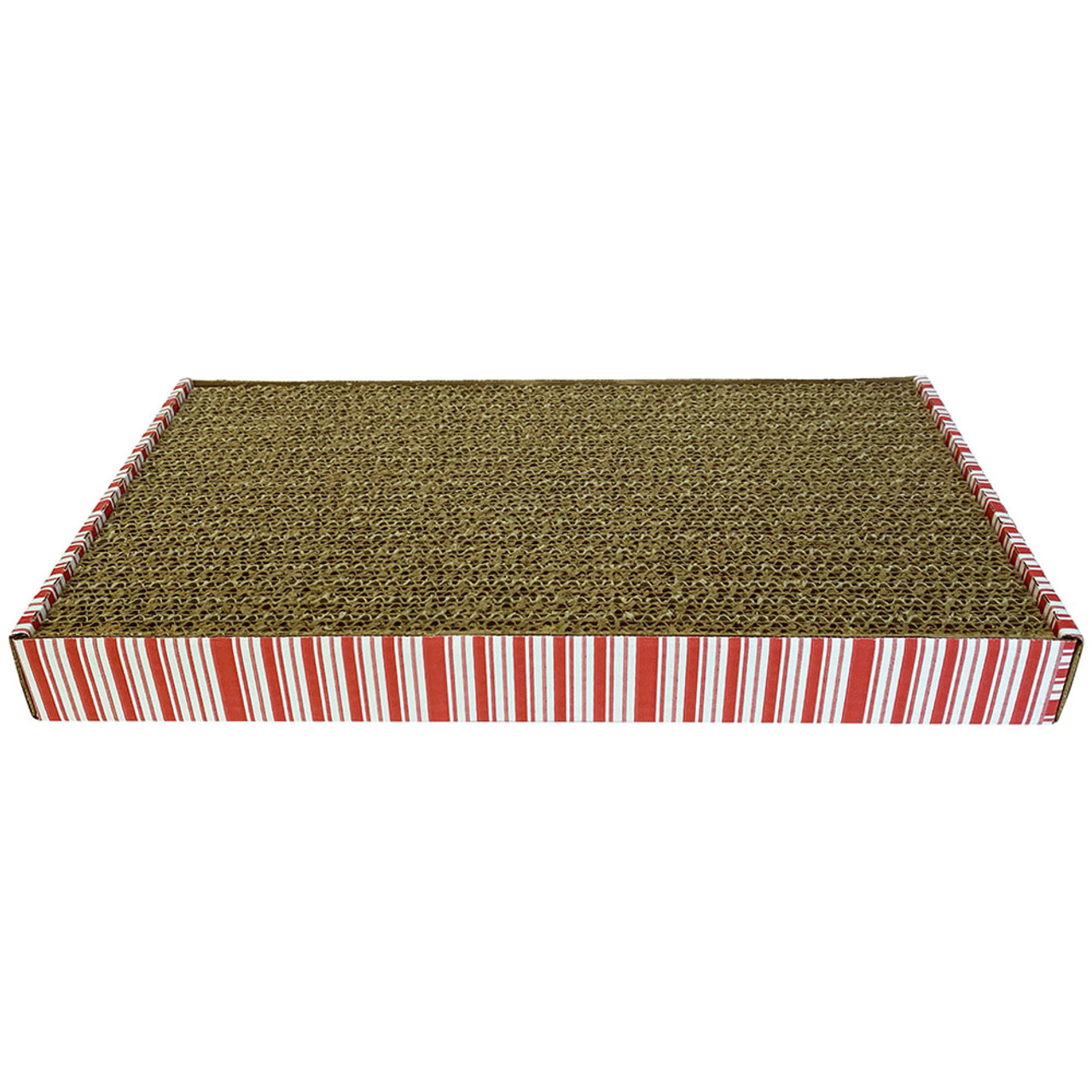 Imperical Cat Red Stripe Cat Scratch Pad - Front